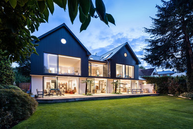 This is an example of a contemporary exterior in Surrey.