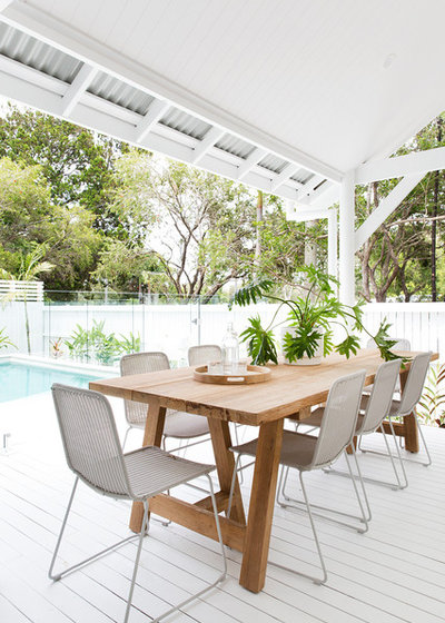 Beach Style Deck by The Design Villa