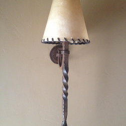 Twisted Stem Wall Sconce - Wall Sconces