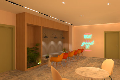 Example of a minimalist home design design in Other