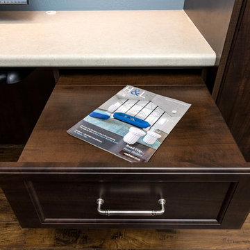 Belgian Chocolate Home Office and Guest Room Display - Campbell Showroom