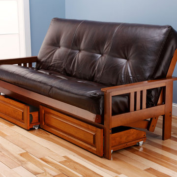 Monterey Frame with Oregon Trail Java Mattress and Storage Drawers