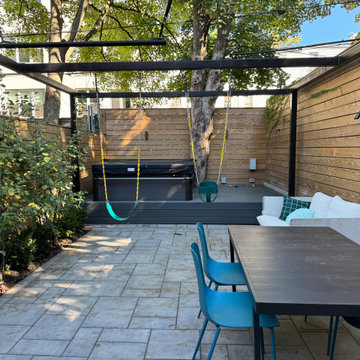 Greenwood front and back yard