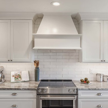 Colonial Maple Bright White Cabinets | Cabinets.com