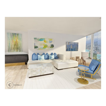 Modern condo design in Honolulu