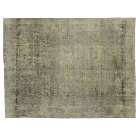 Vintage Overdyed Rug, 09'08 x 12'08