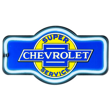Vintage Chevrolet Marquee LED Light Up Sign