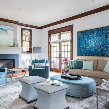 Beach Style Living Room