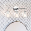 Design House 588889 Gracelyn 3 Light 24"W Bathroom Vanity Light - Polished