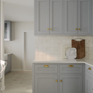 Kitchen - New Modern White Remodeling Project