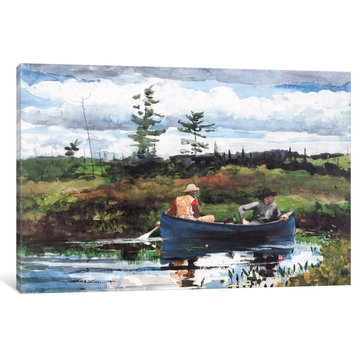 "The Blue Boat 1892" by Winslow Homer, Canvas Print, 26x18"