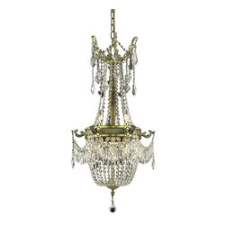 Elegant Lighting - Elegant Lighting Esperanza 9306D18AB/EC Chandelier - Chandeliers
