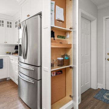 White oak and White Custom Kitchen