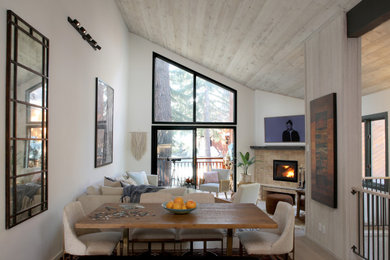 Inspiration for a modern dining room remodel in Los Angeles