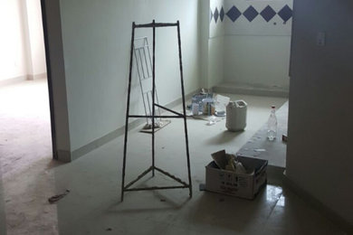 Example of a minimalist home design design in Other