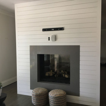Modern Farmhouse Fireplace Remodel