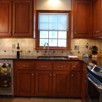 Beautiful Kitchen Transformation Done In Alder With A Honey Stain