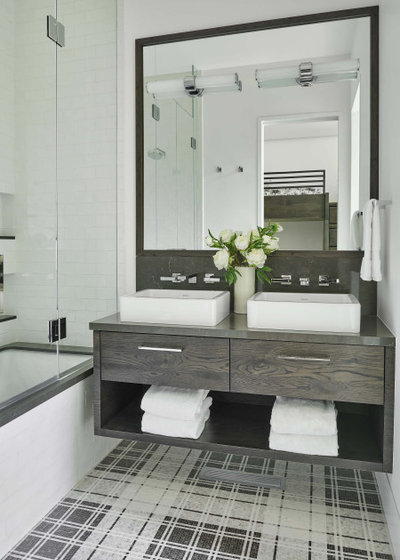 Contemporary Bathroom by Karen White Interior Design