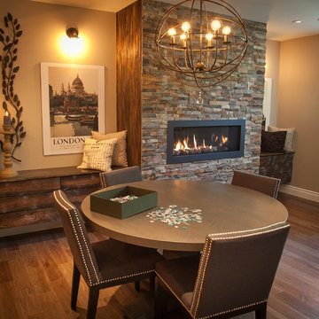 Modern Vintage Basement