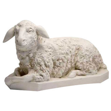 Sheep Looking Left 17 Garden Animal Statue