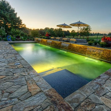 Custom Pool with Waterfall