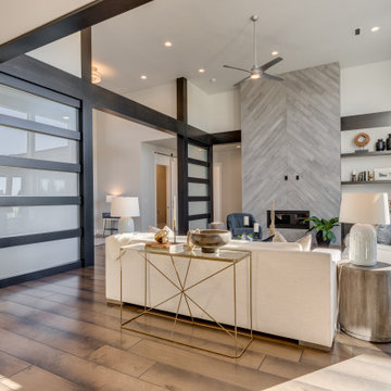 Luxury Custom Home with Clean Lines, Natural Materials & Contemporary Style