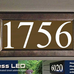 Address LED - illuminated house numbers - House Numbers