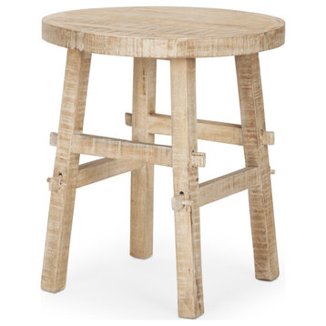Rosie Small Blonde Wood End Table