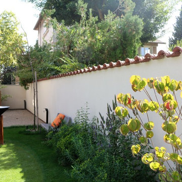 Une terrasse jardin