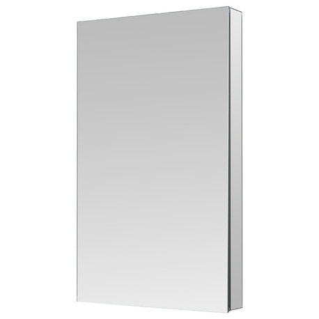 Royale Medicine Cabinet Defogger 3X Vertically Adjustable Magnifying Mirror, 24”x36” Right Hinge