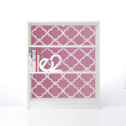 PANYL Bubblegum Quatrefoil for IKEA BILLY - Home Decor
