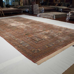 12&times;24 Persian Cyrus Crown&reg; Kerman Garden Panel Rug - Rugs