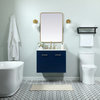 30" Single Bathroom Vanity, Blue, Vf48030Mbl