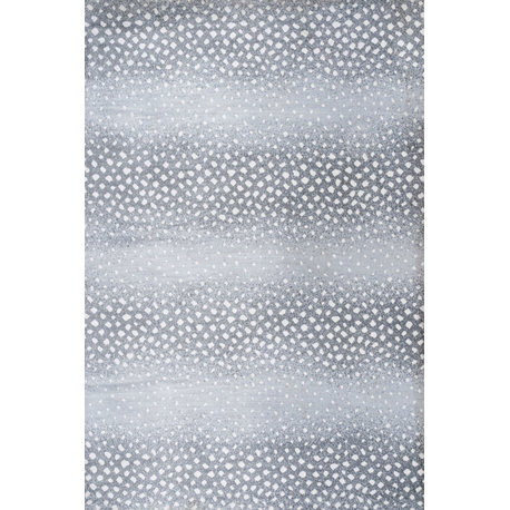 Antelope Modern Animal Light Gray/Cream 8'x10' Area Rug