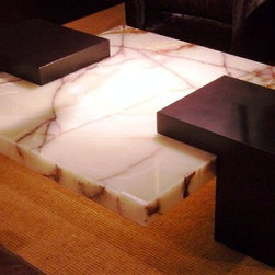 White Onyx Coffee Table - Coffee Tables