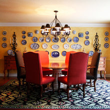 Plates on wall decor