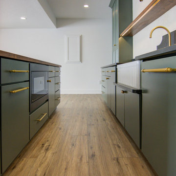 Cozy Basement Remodel with Custom Touches