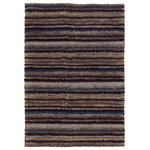 Chandra Rugs - Delight Hand-Woven Rug, Rectangular Taupe/Blue/Black/Brown/Ivory 7'9"x10'6" - Chandra Rugs Delight Hand-woven Contemporary Rug Rectangular Taupe/Blue/Black/Brown/Ivory 7'9"x10'6"