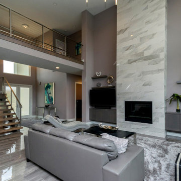 Contemporary Modern 2 Story Plan #57916