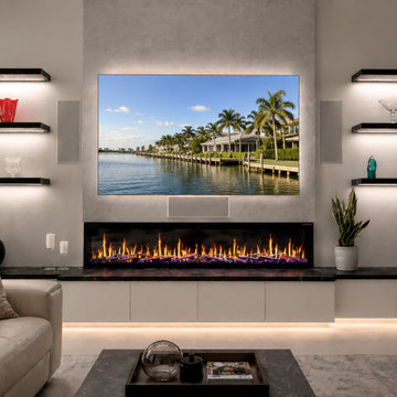 Modern TV Wall Unit Sewell's Point FL