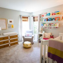 Quinn's  Grey, Pink & GoldNursery