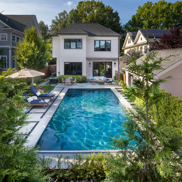 Stunning Compact backyard pool