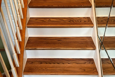Inspiration for a staircase remodel in Philadelphia