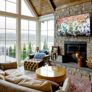 Lakefront Stone Cottage