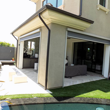 California Room Motorized Power Screens in Westlake Village, California