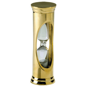 Brass 3-Minute Hourglass