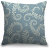 "Swirly Leaves" Outdoor Pillow 16"x16"