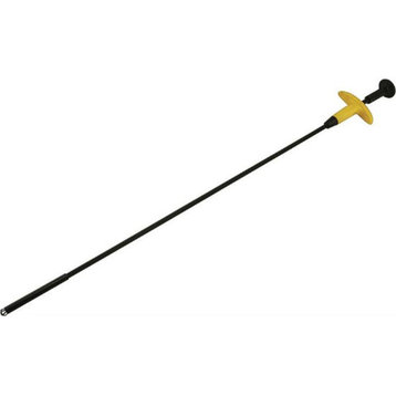 General Tools 70396 Lighted Mechanical Pick-up Tool with Push On LED Light, 24"
