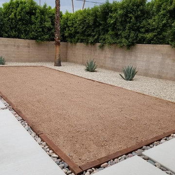 streamlined yard in Palm Springs