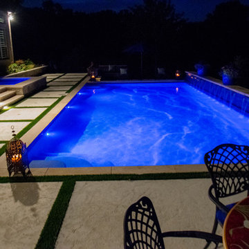 Modern Colleyville Pool & Spa